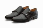 Black Double Monk Strap