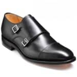 Black Double Monk Strap