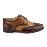 Tan Triple Tone Brogue