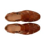 Tan Grain Fisherman Sandal